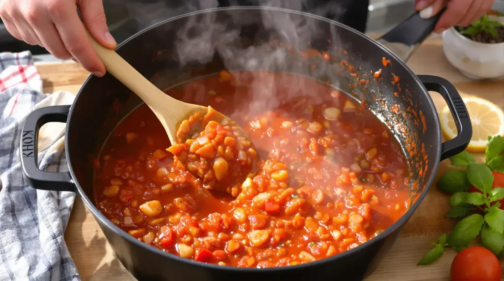 Ma sauce tomate était toujours trop acide : un seul légume a réglé le problème sans jamais toucher au sucre