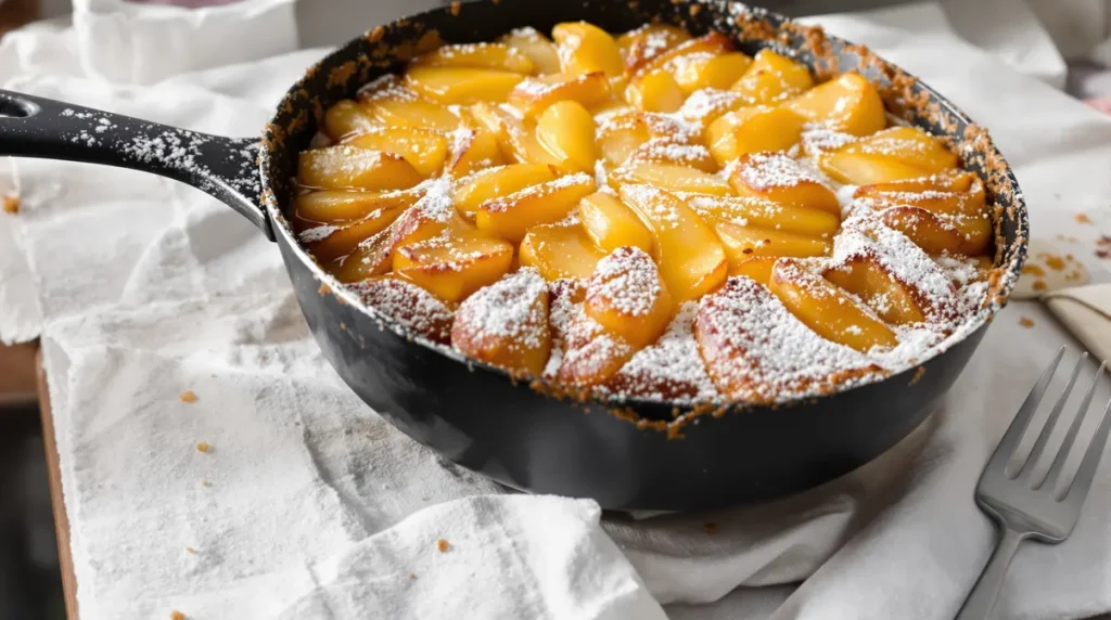 « Une poêle, et c’est tout » : mon gâteau aux pommes favori sans allumer le four